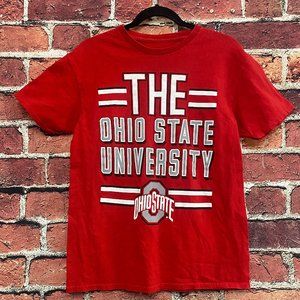 Ohio State University Shirt Adult Men Medium M Red Collegiate Authentic Apparel